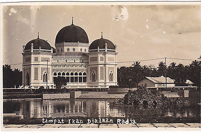 TAMPAT IKAN DJALAAN RADJA - SUMATRA - REAL PHOTO POSTCARD