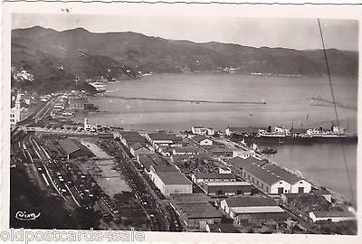 PHILIPPEVILLE (CONSTANTINE) LA GARE, LES QUAIS, PRIS EN AVION REAL PHOTO (ref 5739)