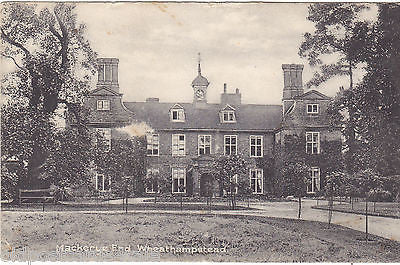 MACKERYE END, WHEATHAMPSTEAD - c1920s POSTCARD (ref 3928)