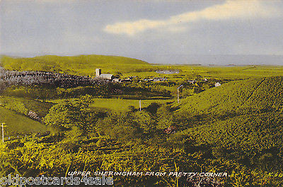 UPPER SHERINGHAM FROM PRETTY CORNER - COLOUR POSTCARD