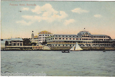 PRINCESS HOTEL, BERMUDA - OLD POSTCARD (ref 2306/15)
