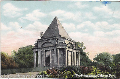 MAUSOLEUM, COBHAM PARK - OLD POSTCARD (ref 5297/12)
