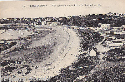 TREBEURDEN - VUE GENERALE DE LA PLAGE DE TROZOUL - LL - BRETAGNE (our ref 1203)