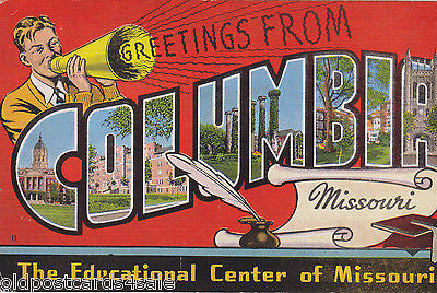 GREETINGS FROM COLUMBIA, MISSOURI (ref 5647/13)