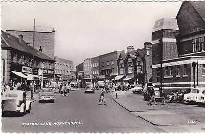 Station Lane, Hornchurch 1960s postcard