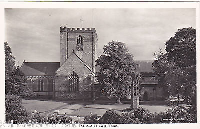 Old postcard of St Asaph Cathedral