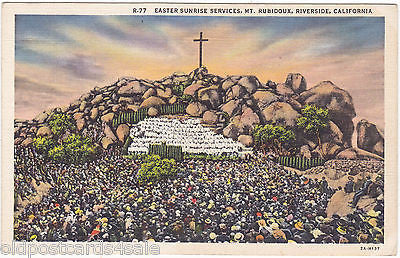 EASTER SUNRISE SERVICES, MT RUBIDOUX, RIVERSIDE, CALIFORNIA (ref 5701/13)