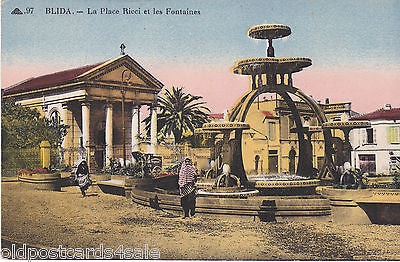 BLIDA - LA PLACE RICCI ET LES FONTAINES (ref 4288/14)