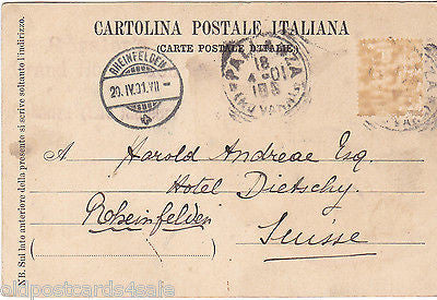 ISOLE BORROMEE  - ITALY - 1901 POSTCARD (ref 7183/14)