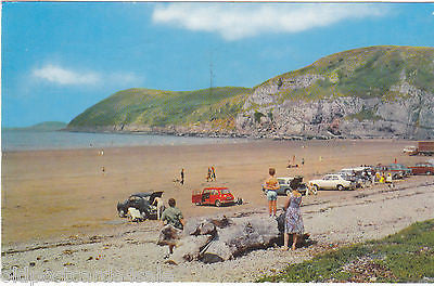 Brean Down, old postcard, Somerset