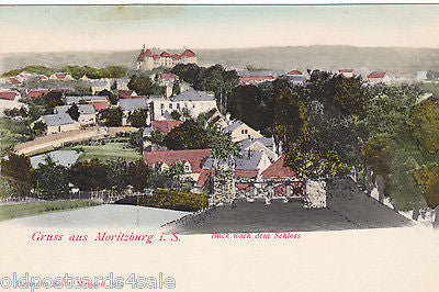 GRUSS AUS MORITZBURG i. S. BLICK NACH DEM SCHLOSS (ref 3856/12)