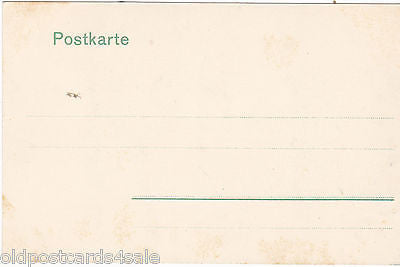 SCHLOSS WEESENSTEIN - GERMANY - HANDCOLOURED OLD POSTCARD (ref 3840/12)