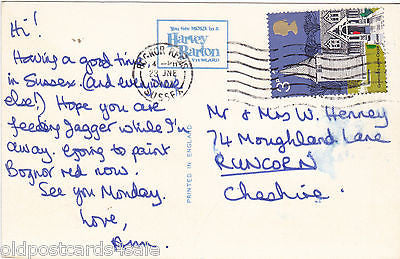 STRATFORD UPON AVON, GUILD CHAPEL & GRAMMAR SCHOOL - 1972 POSTCARD (ref 7246)