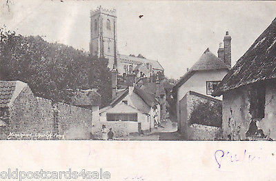 MINEHEAD, CHURCH TOWN - 1902 POSTCARD