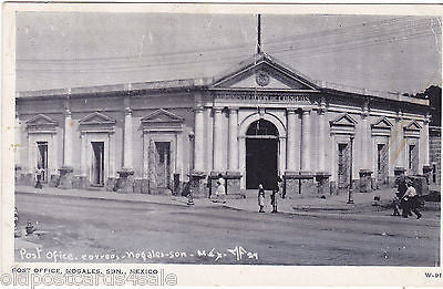 NOGALES, SON., MEXICO - POST OFFICE, 1956 POSTCARD (ref 4791)