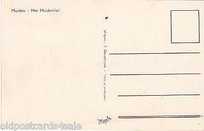 MUIDEN - HET MUIDERSLOT - OLD POSTCARD NETHERLANDS (ref 2508/13)
