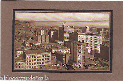 SKYSCRAPERS, SAN FRANCISCO - EMBOSSED POSTCARD (ref 5682/13)
