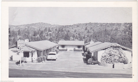 Old postcard of Cascade Motel, Prescott, Arizona