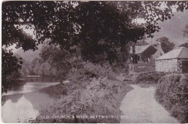 OLD CHURCH & RIVER, BETTWS-Y-COED