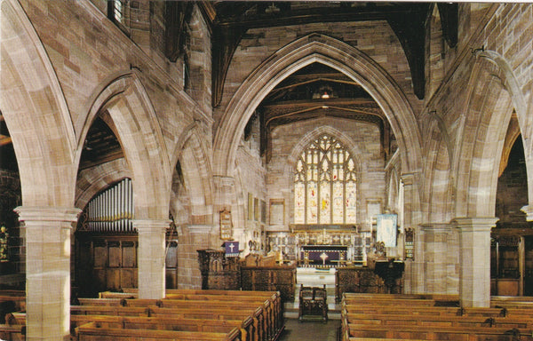 Daresbury Parish Church interior 