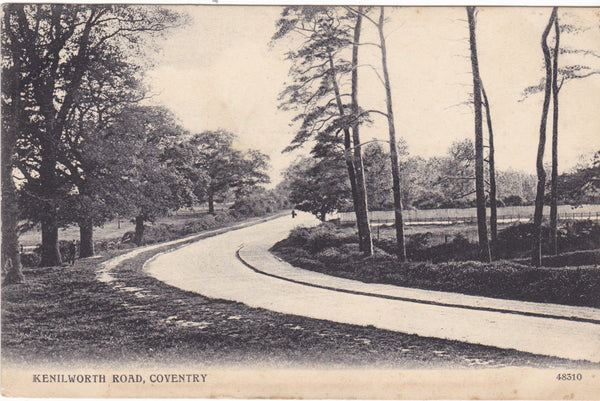 Kenilworth Road, Coventry, 1907 postcard