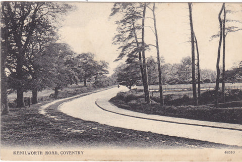 Kenilworth Road, Coventry, 1907 postcard