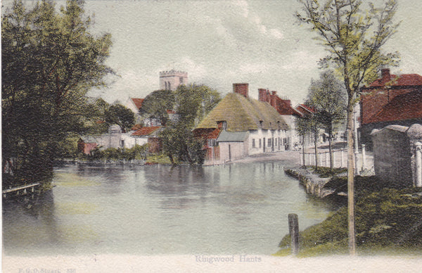 Old postcard of Ringwood, Hampshire