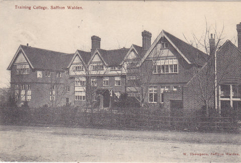 Old postcard of Training College, Saffron Walden