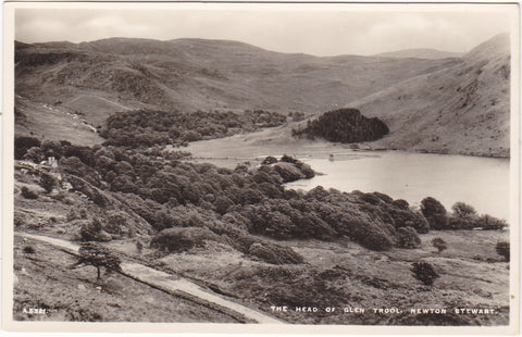 Real photo postcard of Glen Trool, Newton Stewart in Dumfriesshire