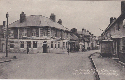 AMESBURY, SALISBURY PLAIN - OLD POSTCARD (ref 3510/18)