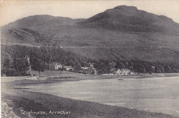 Old postcard of Teighness, Arrochar in Argyllshire
