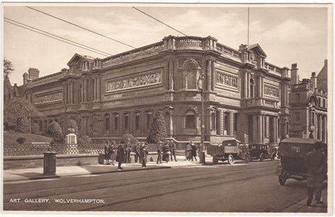 Old postcard of Art Gallery, Wolverhampton