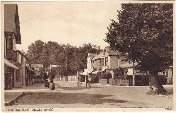 Old postcard of Bembridge, Isle of Wight