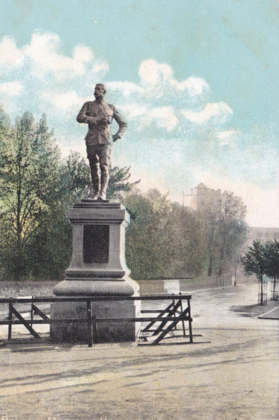 Old postcard of Benson's Memorial, Hexham