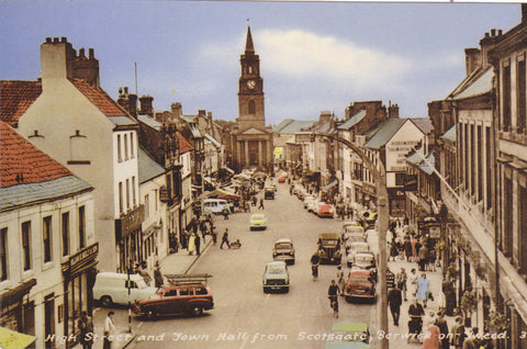 High Street and Town Hall from Scotsgate, Berwick on Tweed