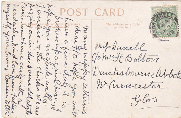 BERYSTEDE ROAD, SUNNINGHILL - 1909 BERKSHIRE POSTCARD (ref 2147/17)