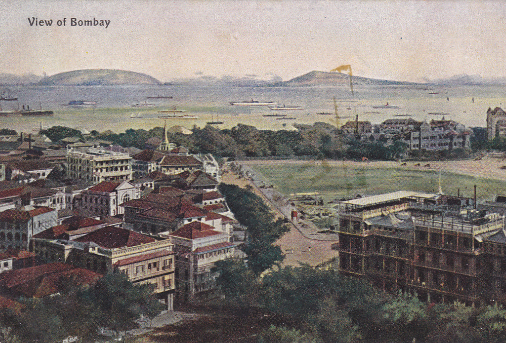 Old postcard - View of Bombay