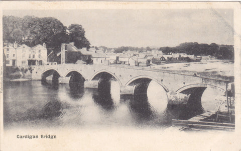 1903 postcard of Cardigan Bridge