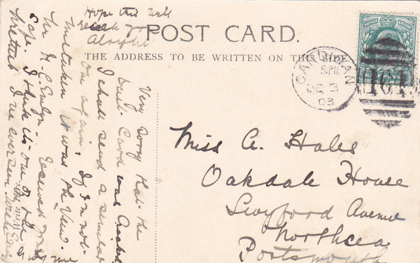 CARDIGAN BRIDGE - 1903 POSTCARD (ref 3518/21/RW)