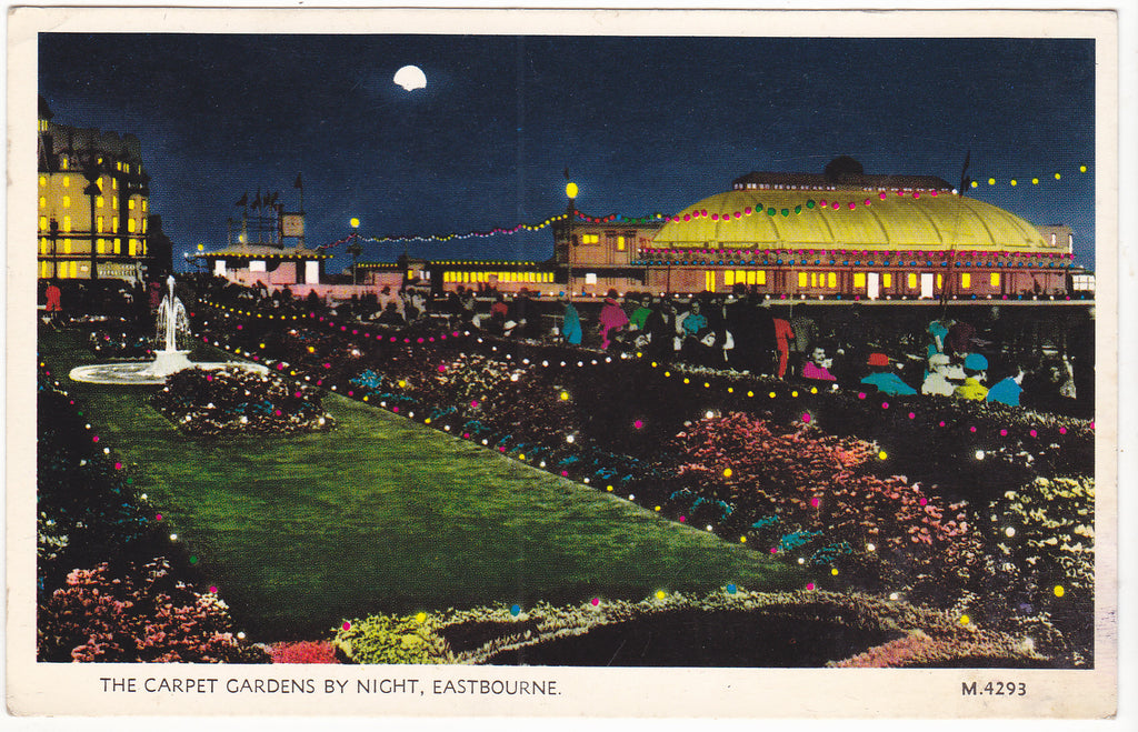 Carpet Gardens, Eastbourne, Sussex, 1970 postcard