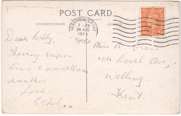 CHALFONT COLONY - 1940s POSTCARD, BUCKINGHAMSHIRE (ref 7187/19 B02)