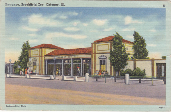 ENTRANCE, BROOKFIELD ZOO, CHICAGO