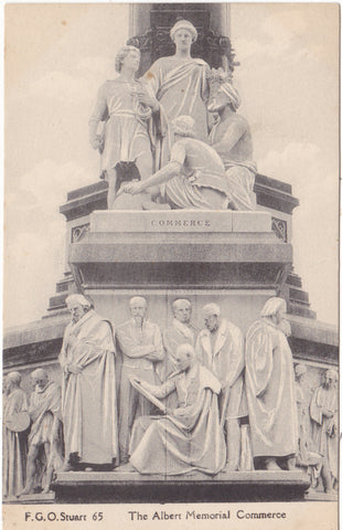 THE ALBERT MEMORIAL COMMERCE - OLD LONDON POSTCARD (ref 2201/17)