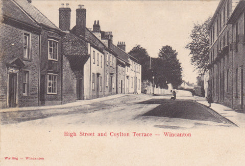 HIGH STREET AND COYLTON TERRACE - WINCANTON - 1904 SOMERSET POSTCARD