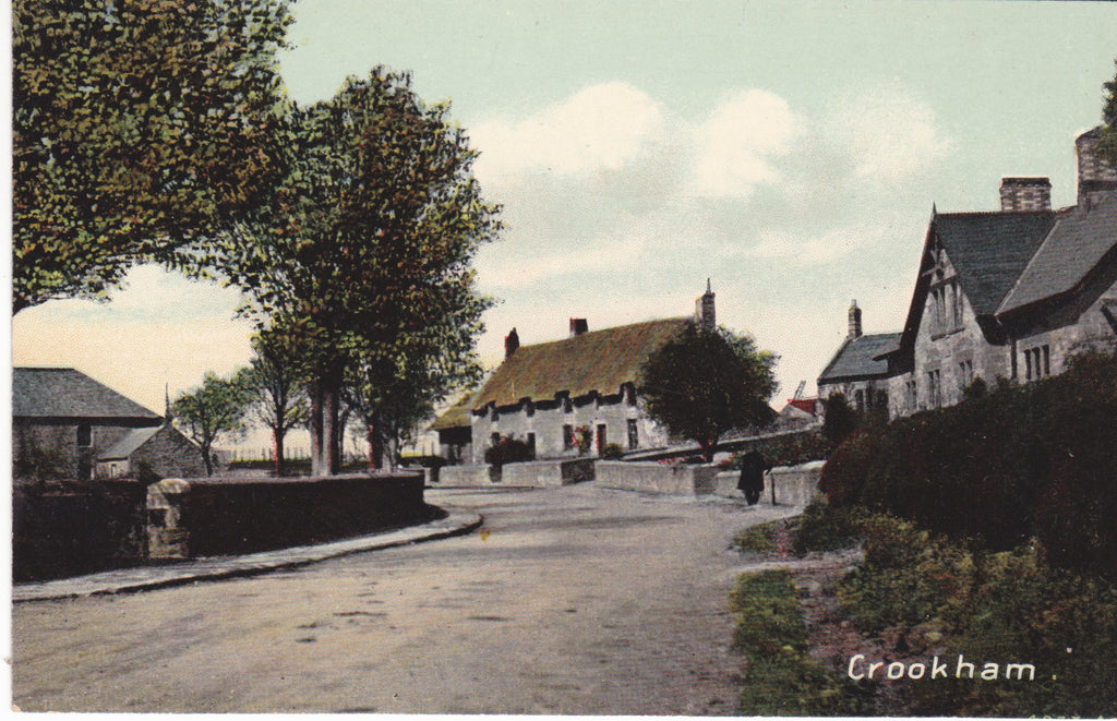 Old postcard of Crookham, Northumberland
