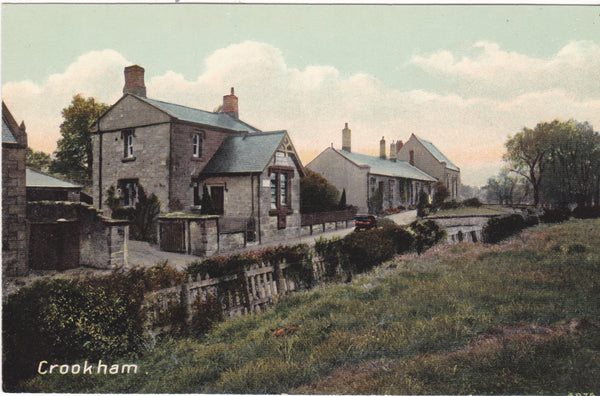 Old postcard of Crookham, Northumberland