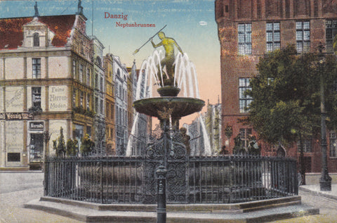 DANZIG - NEPTUNBRUNNEN