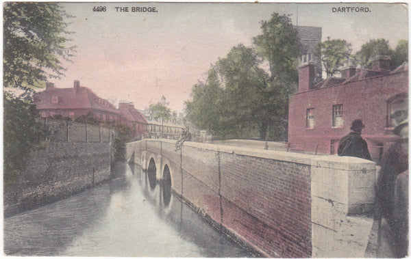The Bridge, Dartford - 1906 postcard, Kent