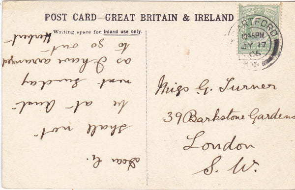 THE BRIDGE, DARTFORD - 1906 POSTCARD, KENT (ref 5533/17)