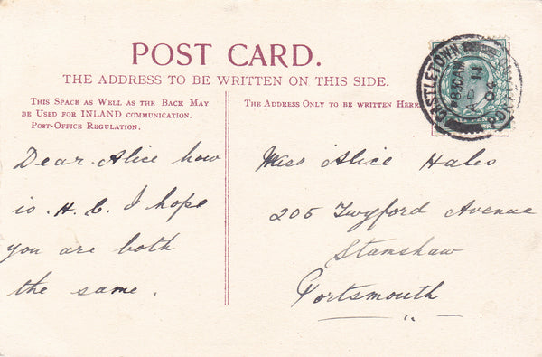 MEN WERE DECEIVERS EVER - 1904 HUMOUR POSTCARD (ref 3462/21/RW)